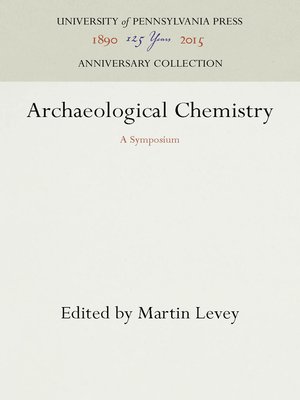 cover image of Archaeological Chemistry